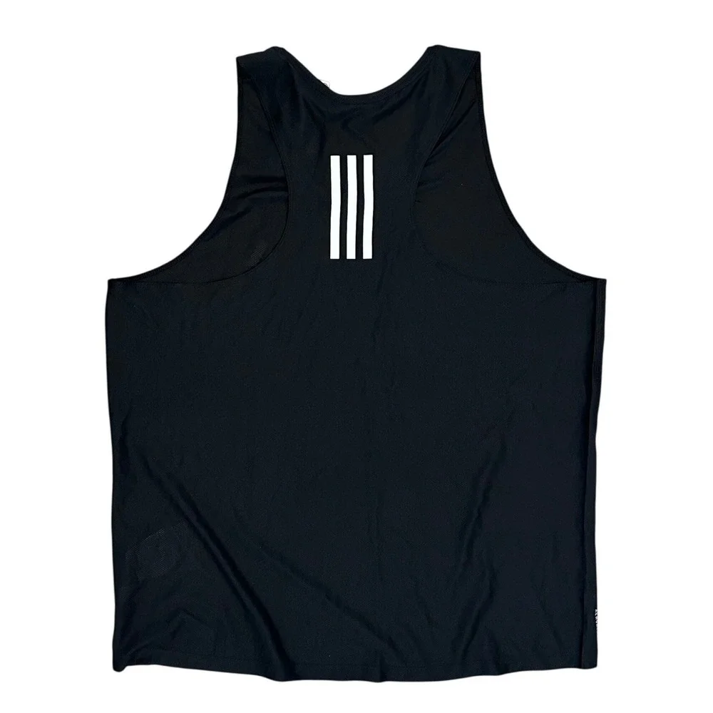 Adidas OTR B Tank Men Large Black IN1499 Running AEROREADY Reflective **NEW**